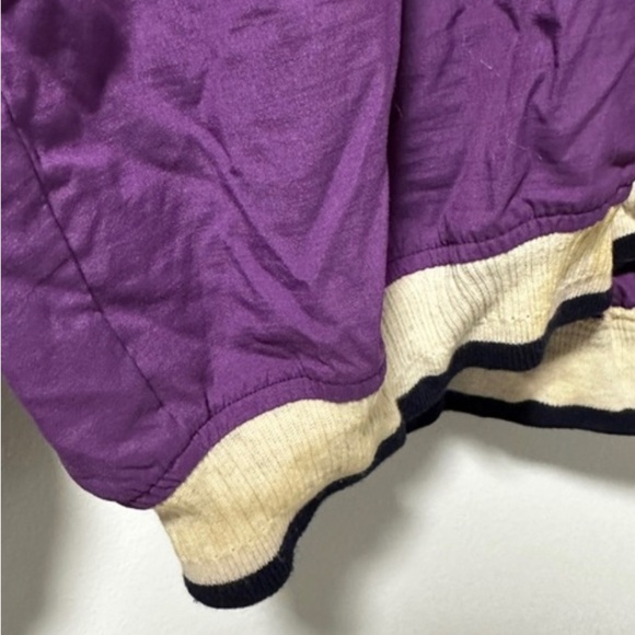 Vintage 90s Rugged Sweats Purple Sporty Pullover Windbreaker Men’s Size XL - Picture 9 of 11